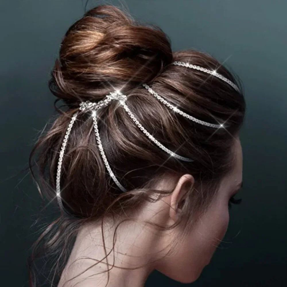 NEW Sparkling Bling Swarovski Crystal Rhinestone & Pearl Hair Accessorie…